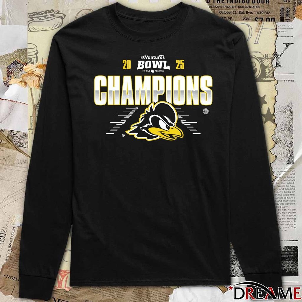 Fightin’ Blue Hens 2025 68 Ventures Bowl Mobile Alabama Champions t-shirt