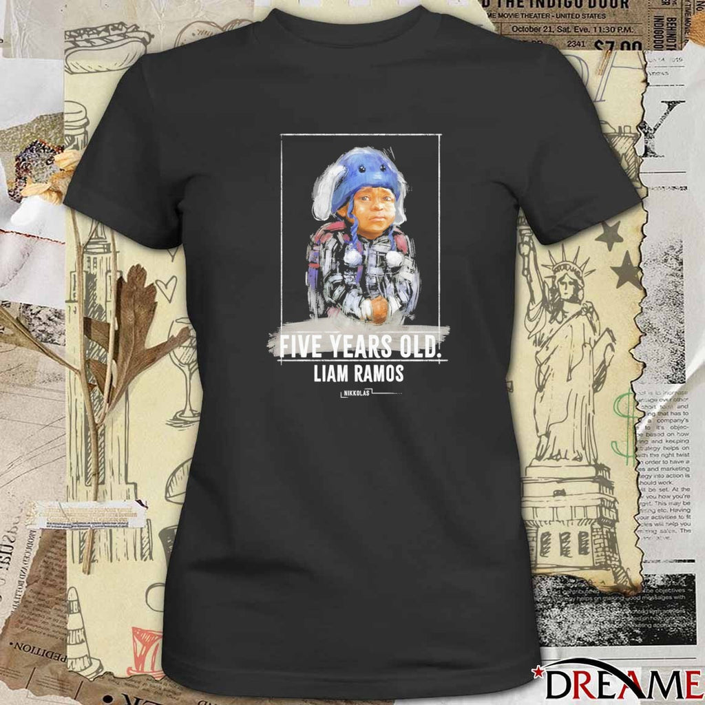 Five Years Old Free Liam Ramos t-shirt