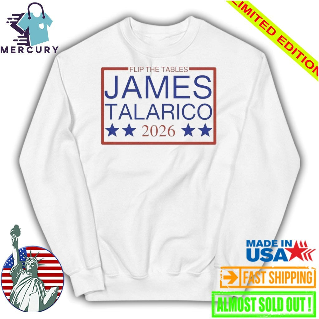 Flip the Tables James Talarico 2026 Senate Shirt