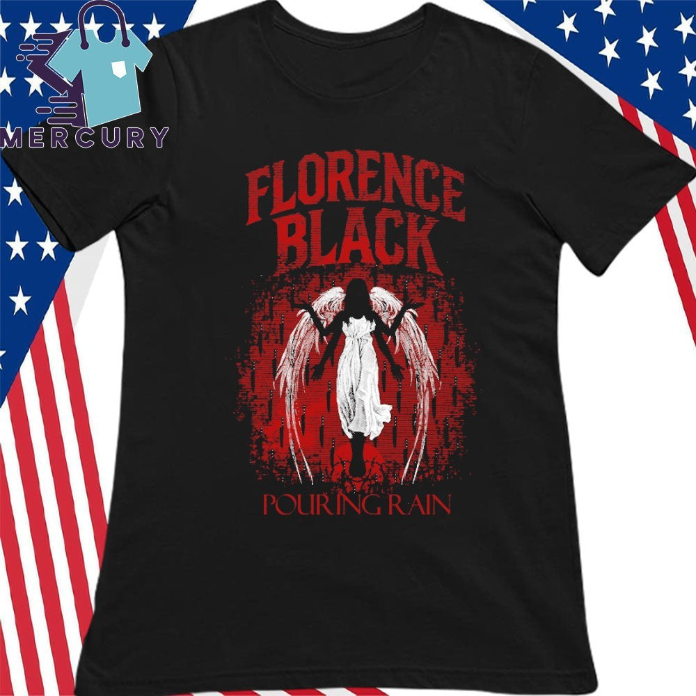 Florence Black Pouring Rain Shirt
