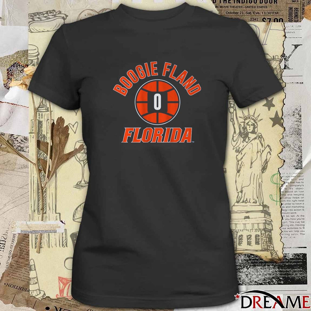 Florida Gators Basketball Boogie Fland Name Number Ball 0 t-shirt