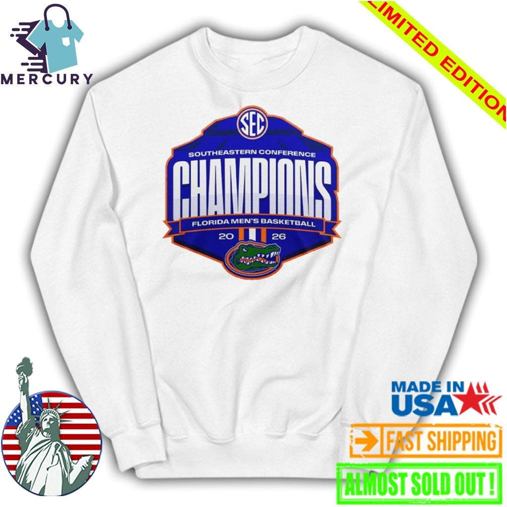 Florida Gators Basketball Southeastern Conference Champions 2026 Shirt