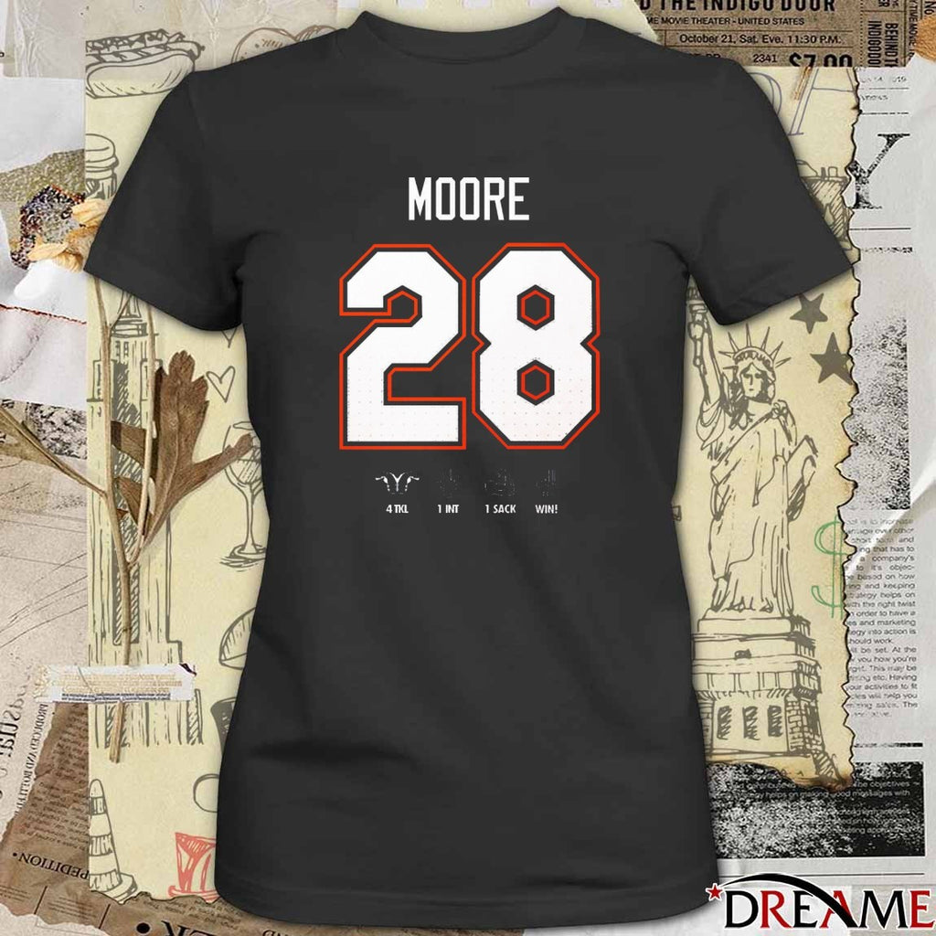 Florida Gators Devin Moore Number 28 4 TKL, 1 INT, 1 sack And A Win t-shirt