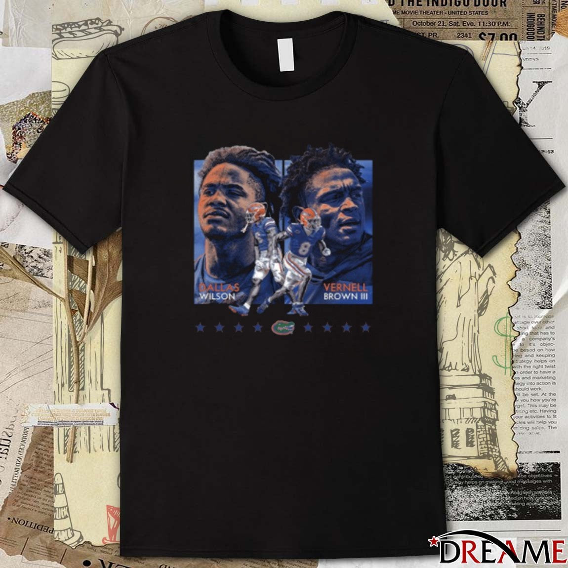 Florida Gators Freshman WR Duo Dallas Wilson And Vernell Brown III t-shirt