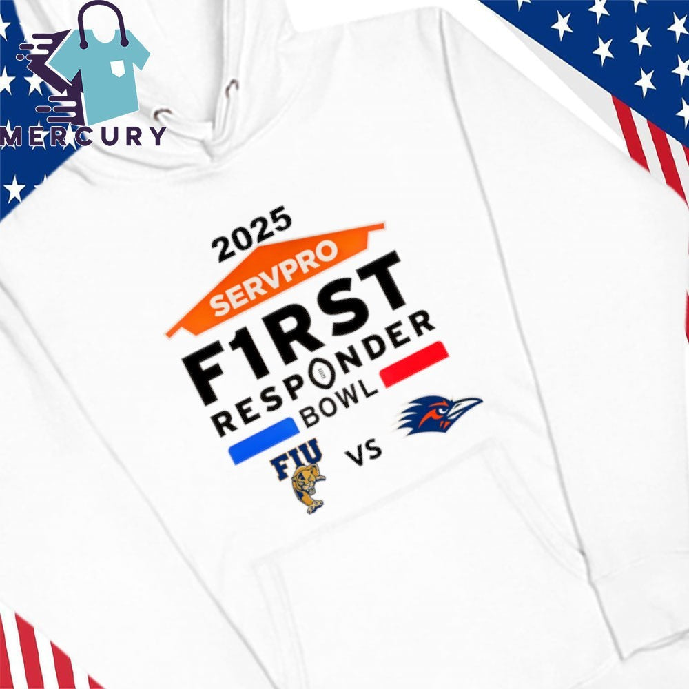 Florida International Vs UTSA Roadrunners 2025 Servpro First Responder Bowl Shirt