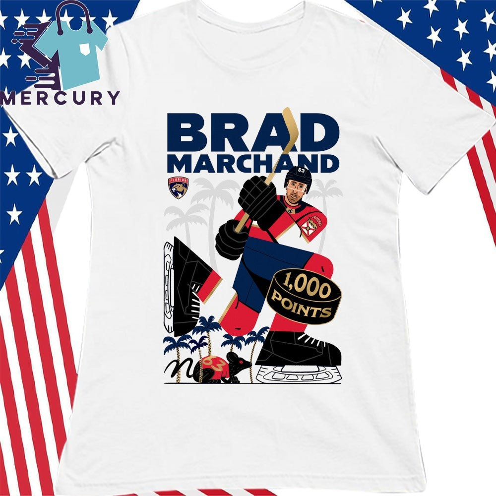 Florida Panthers Mr. 1K Brad Marchand 1,000 Points Shirt