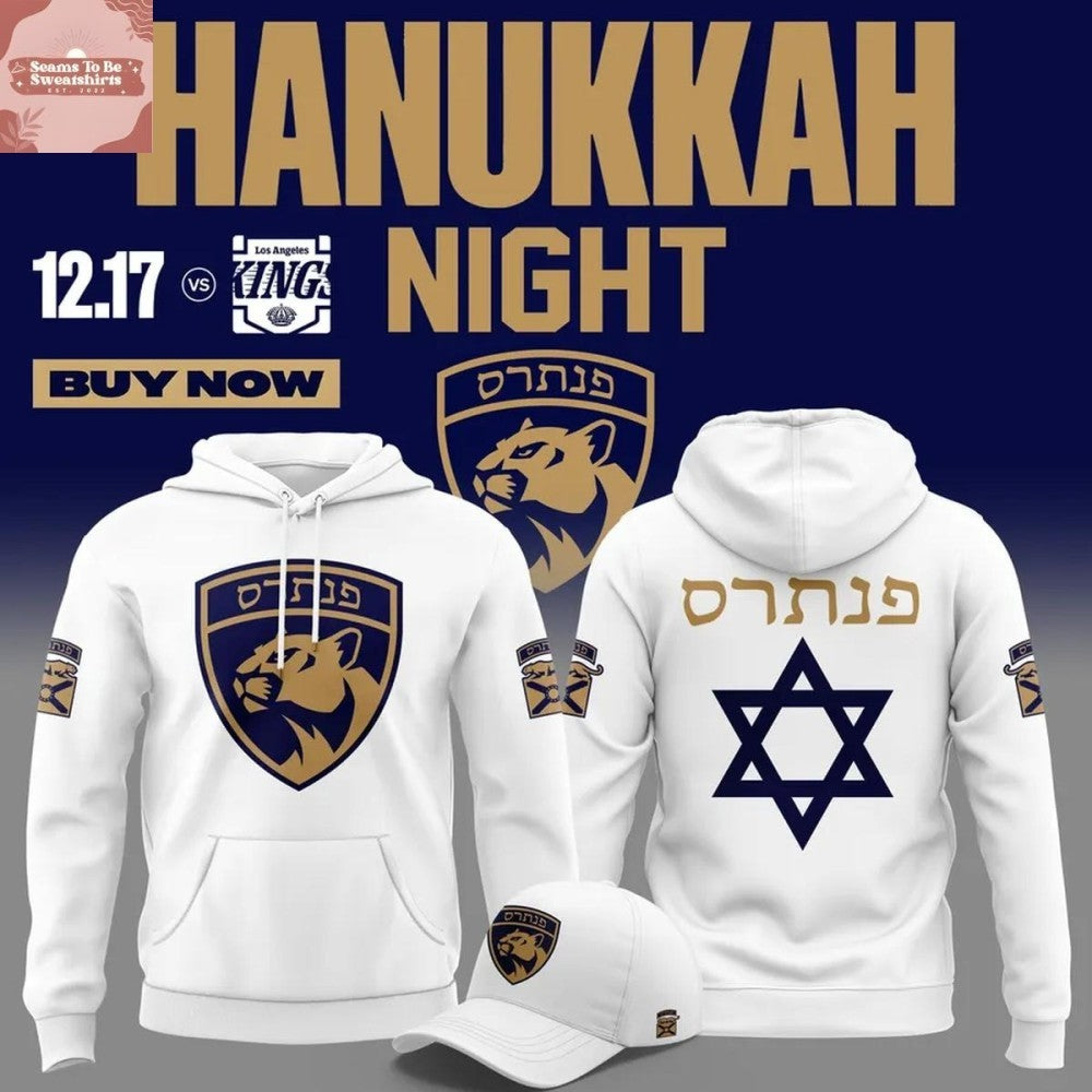 Florida Panthers x Hanukkah Night 2025 Hoodie Shirt