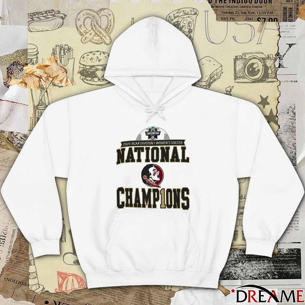 Florida State Seminoles 2025 NCAA DI Women’s Soccer National Champions Locker Room t-shirt