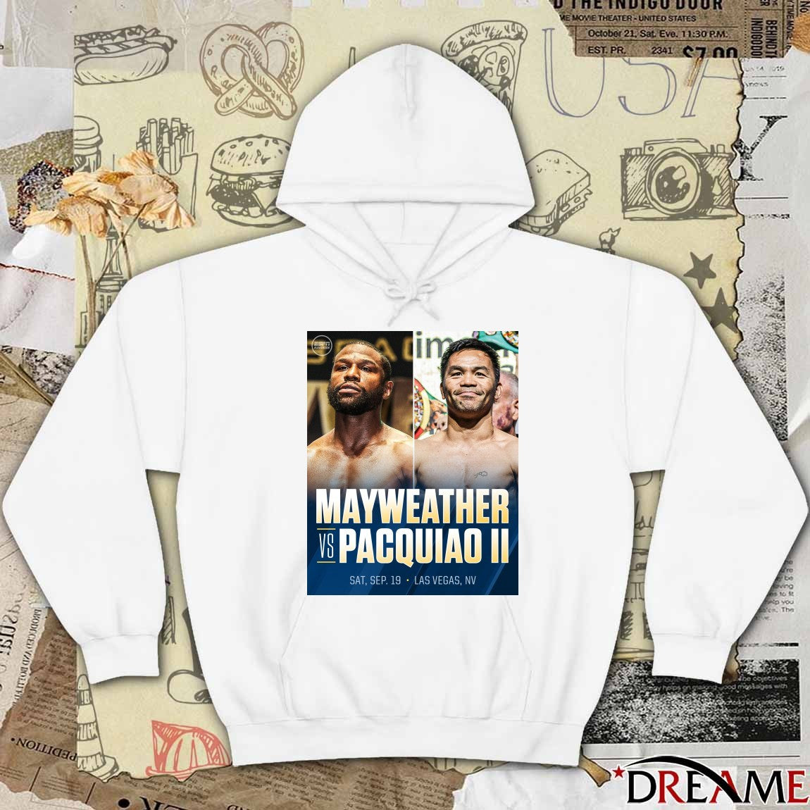 Floyd Mayweather Jr. Vs Manny Pacquiao September 19 2026 Las Vegas NV Poster t-shirt