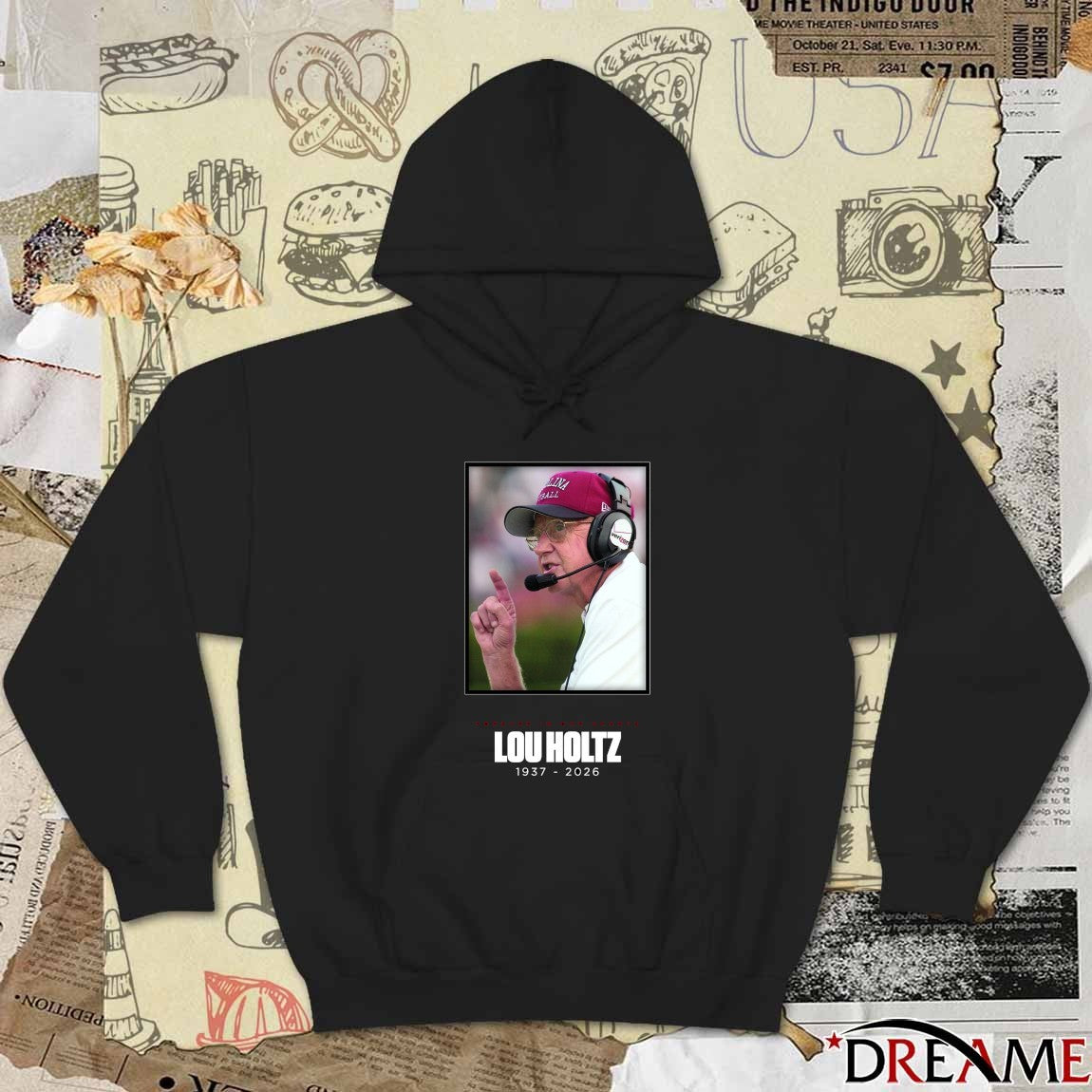 Forever In Our Hearts Lou Holtz 1937 – 2026 South Carolina Gamecocks Poster t-shirt