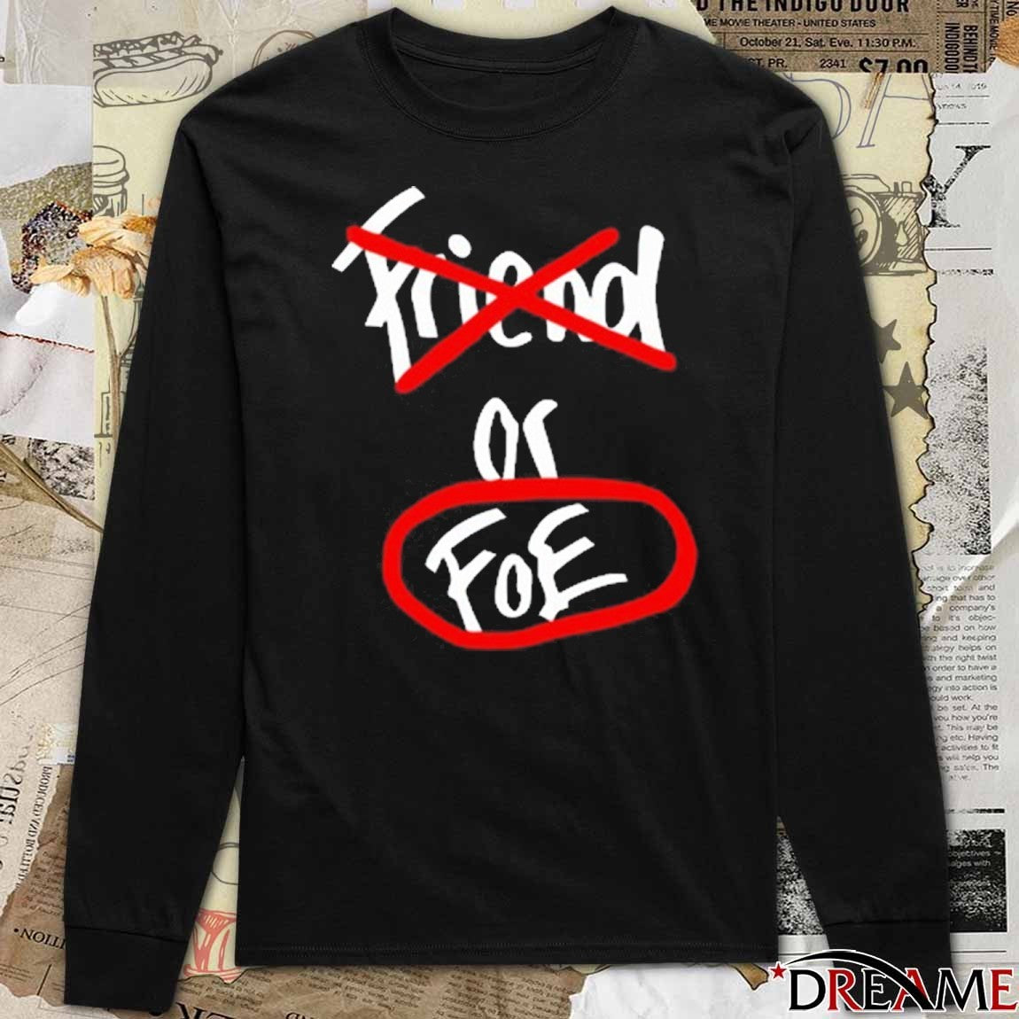 Frances Tiafoe Friend Or Foe 2025 t-shirt