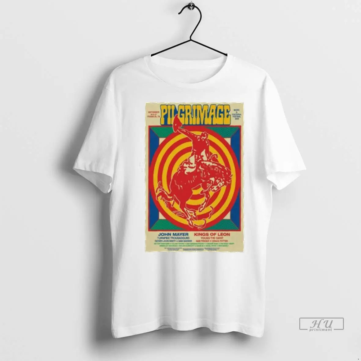 Official Franklin Tn Pilgrimage Music Festival 26 27 Sep 2025 T Shirt