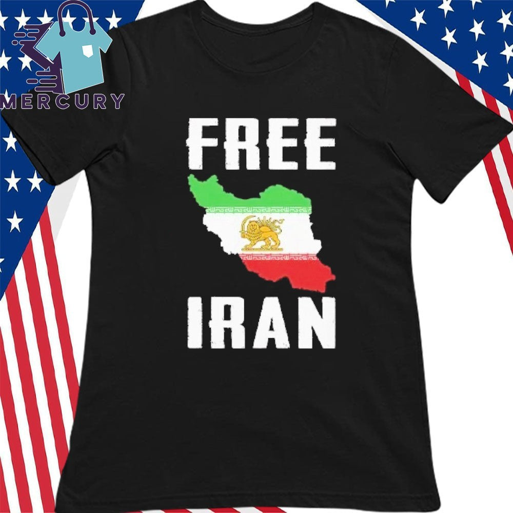 Free Iran Lion Symbol Shirt
