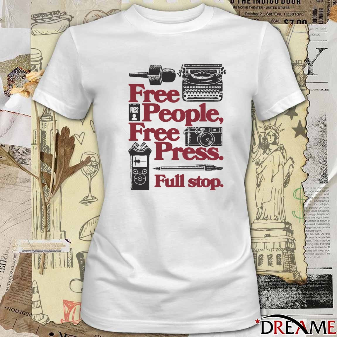 Free People Free Press Full Stop 2025 t-shirt