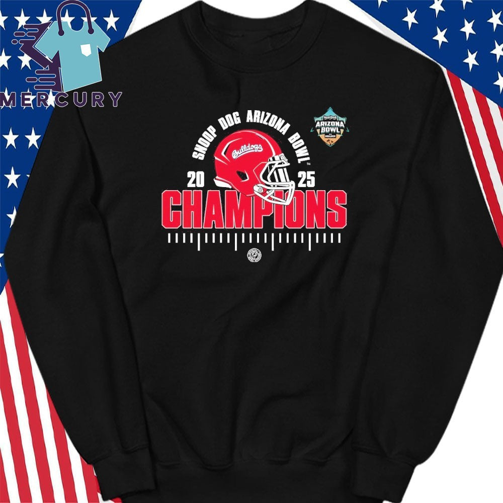 Fresno State Bulldogs 2025 Snoop Dog Arizona Bowl Champions NCAA Football Shirt