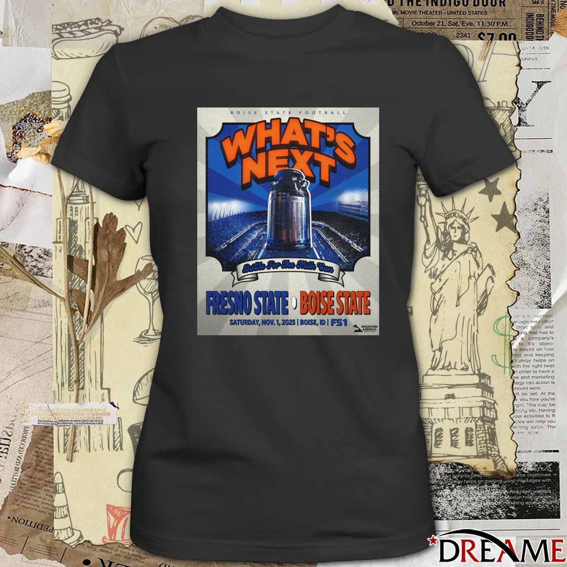 Fresno State Bulldogs Vs Boise State Broncos What’s Next November 1 2025 Poster t-shirt