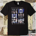 From The Twin Cities To Palestine ICE IOF Stop The Fascist Death Machine t-shirt