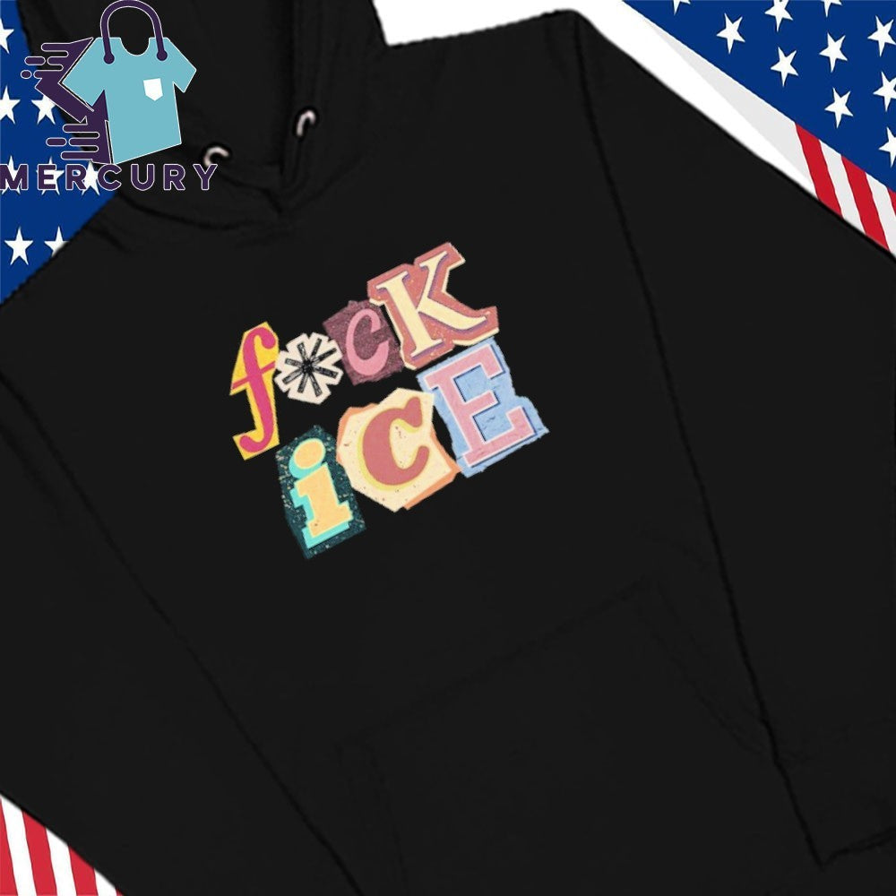 Fuck ICE Magazine Letters Shirt