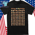 Funny 100Th Day Of School Teacher 100 Days Of Silly Monkeys Shirt