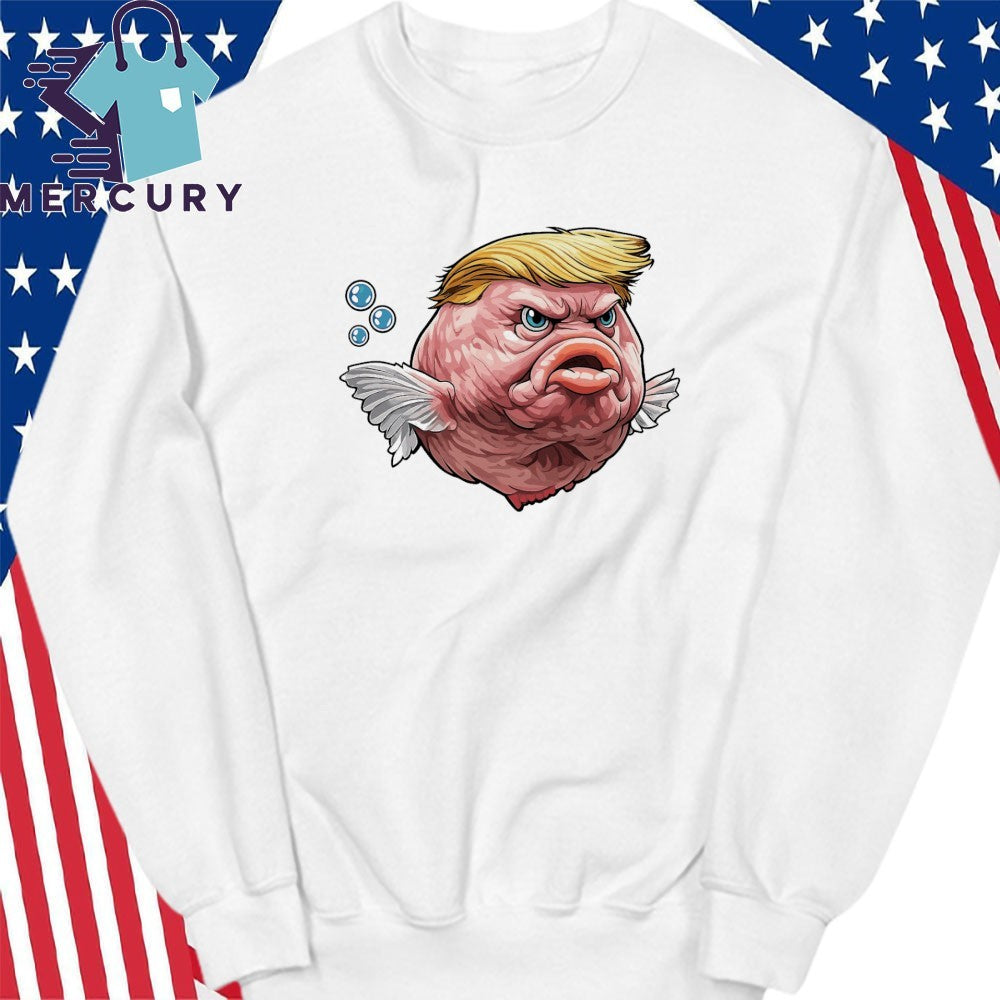 Funny Angry Fish Political Satire Trump Shirt