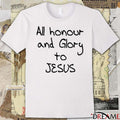 Gabriel Magalhães All Honour And Glory To Jesus t-shirt