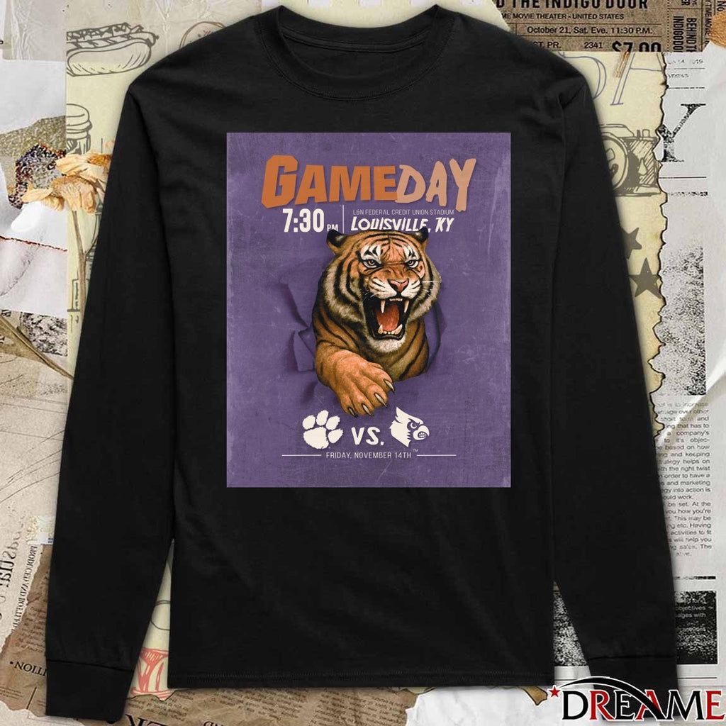Gameday L&n Federal Credit Union Stadium Louisville KY Clemson Tigers Vs Louisville Cardinals Nov 14 2025 Poster t-shirt