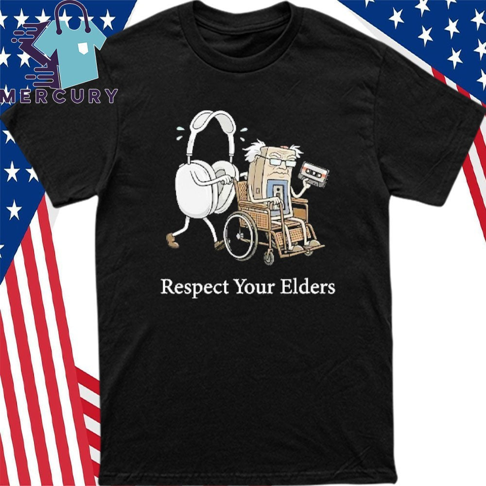 Gaming & Tech Focus Respect Your Elders Shirt