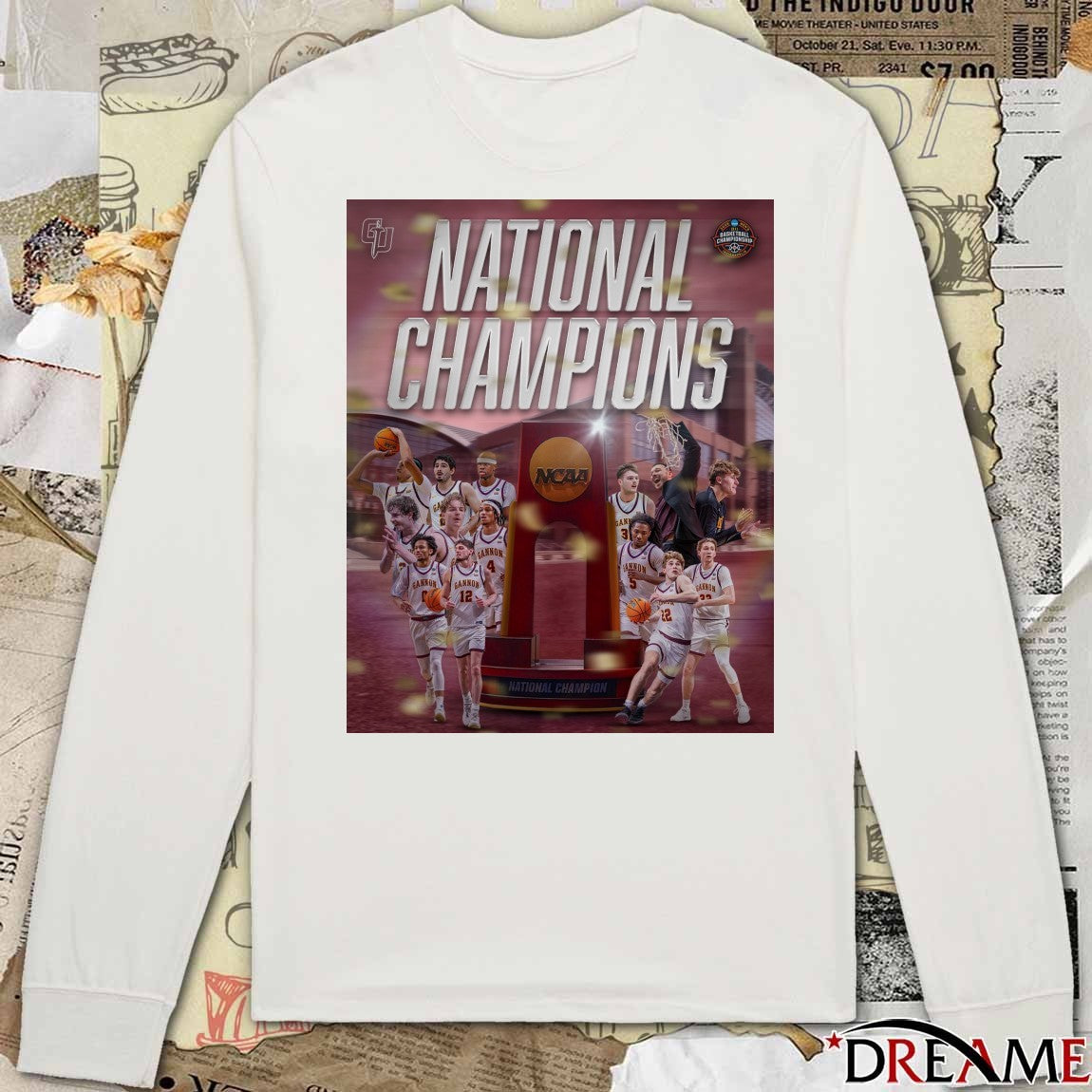 Gannon Golden Knights Men’s Basketball 2026 National Champions Poster t-shirt