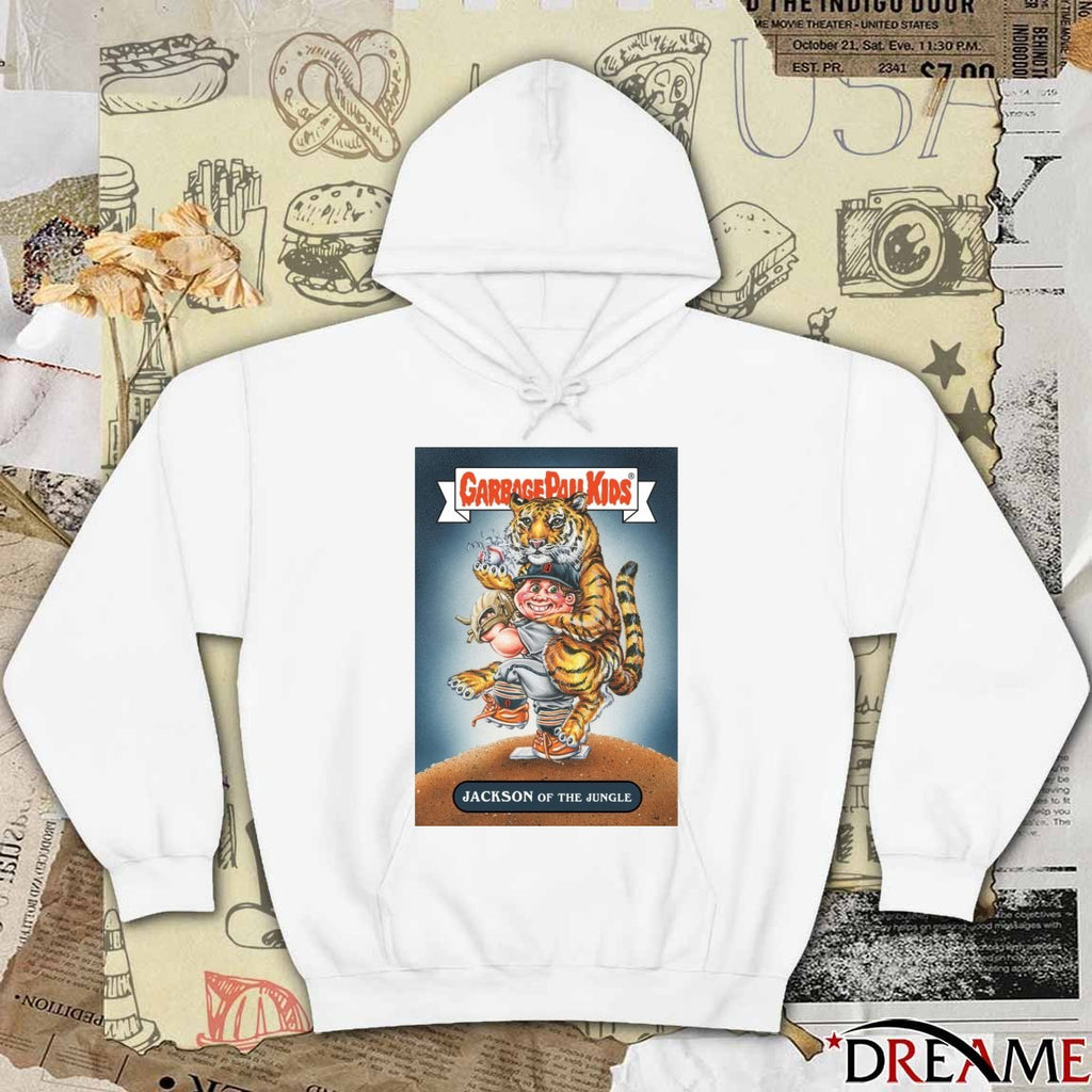 Garbage Pail Kids Detroit Tigers MLB Jackson of the Jungle Bowman Chrome 2025 t-shirt