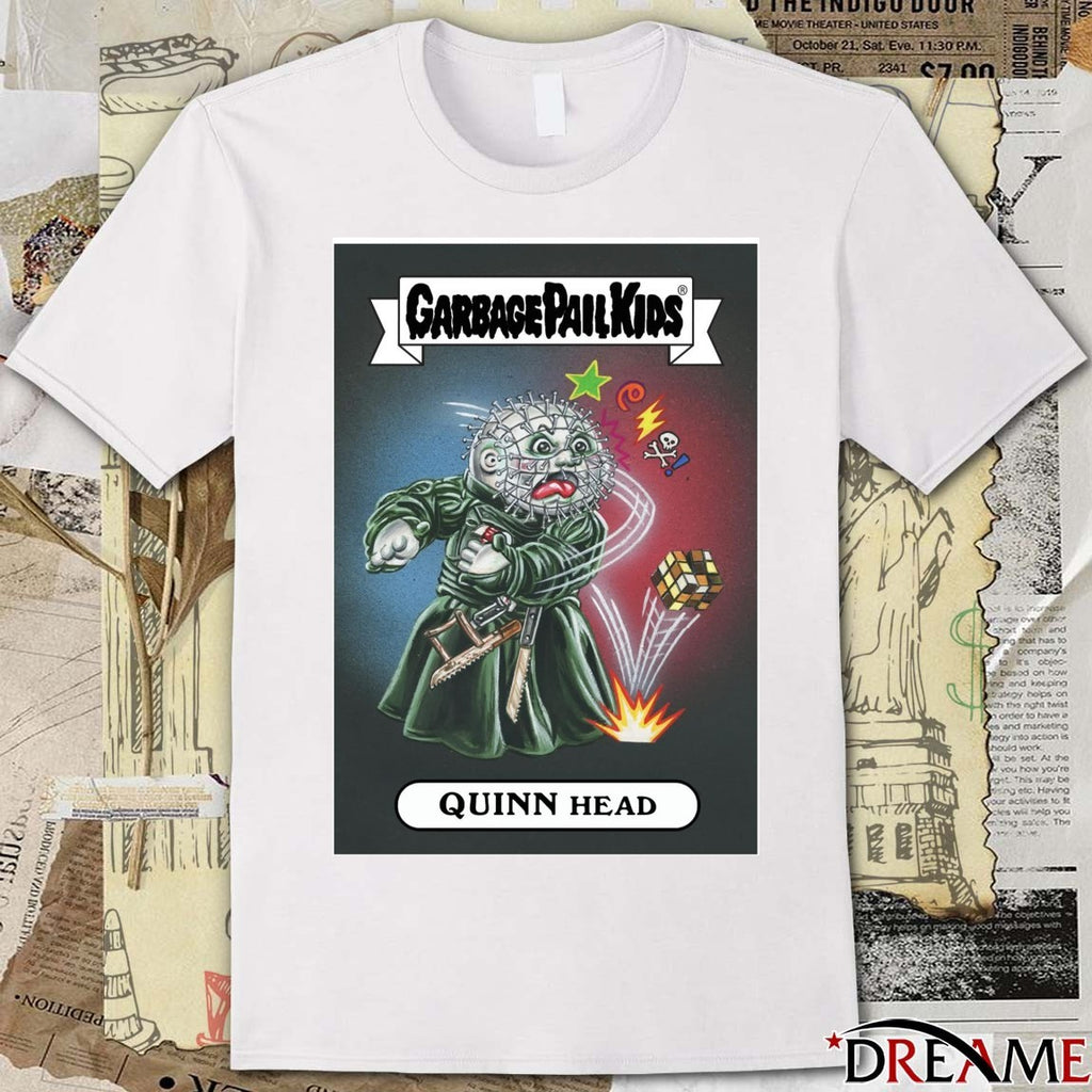 Garbage Pail Kids Hellraiser Pinhead Quinn Head 2025 Topps Card t-shirt