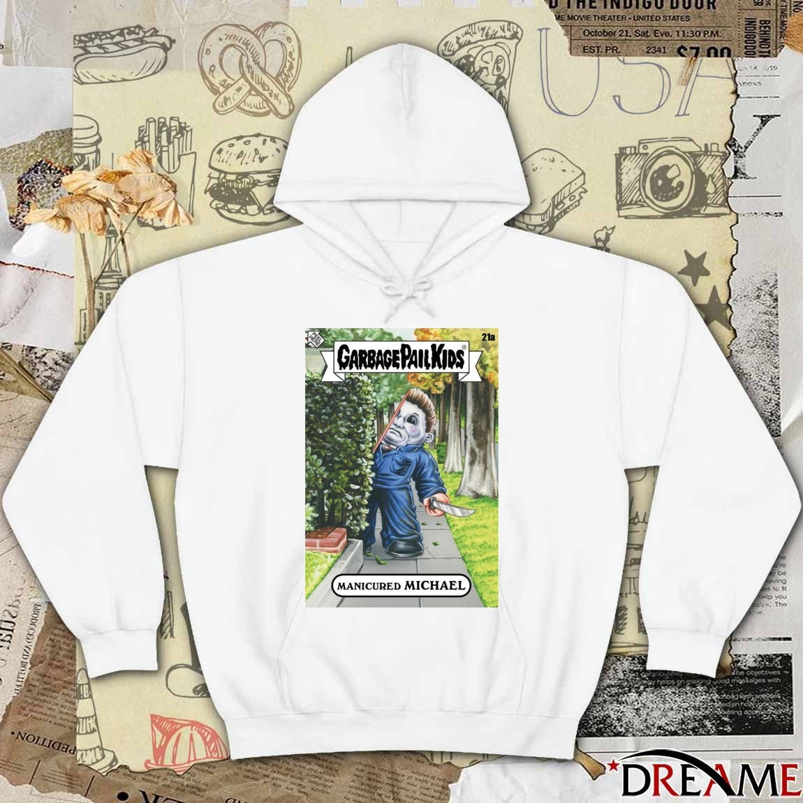 Garbage Pail Kids Manicured Michael Michael Myers Halloween 2025 Card t-shirt