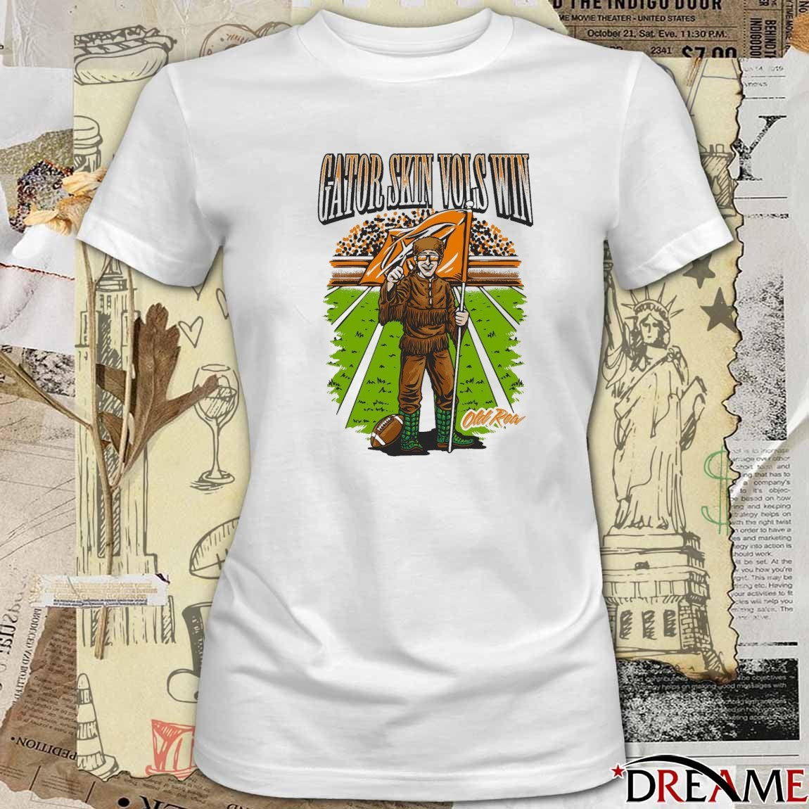 Gator Skin Vols Win Tennessee Volunteers win Florida Gators t-shirt