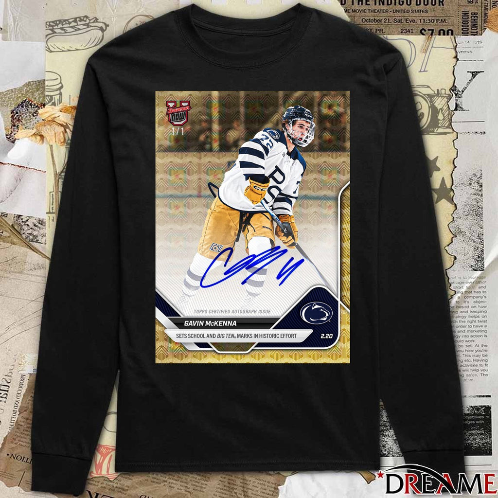 Gavin McKenna Sets School And Big Ten Marks In Historic Effort 2025-26 Bowman Hockey Signature t-shirt