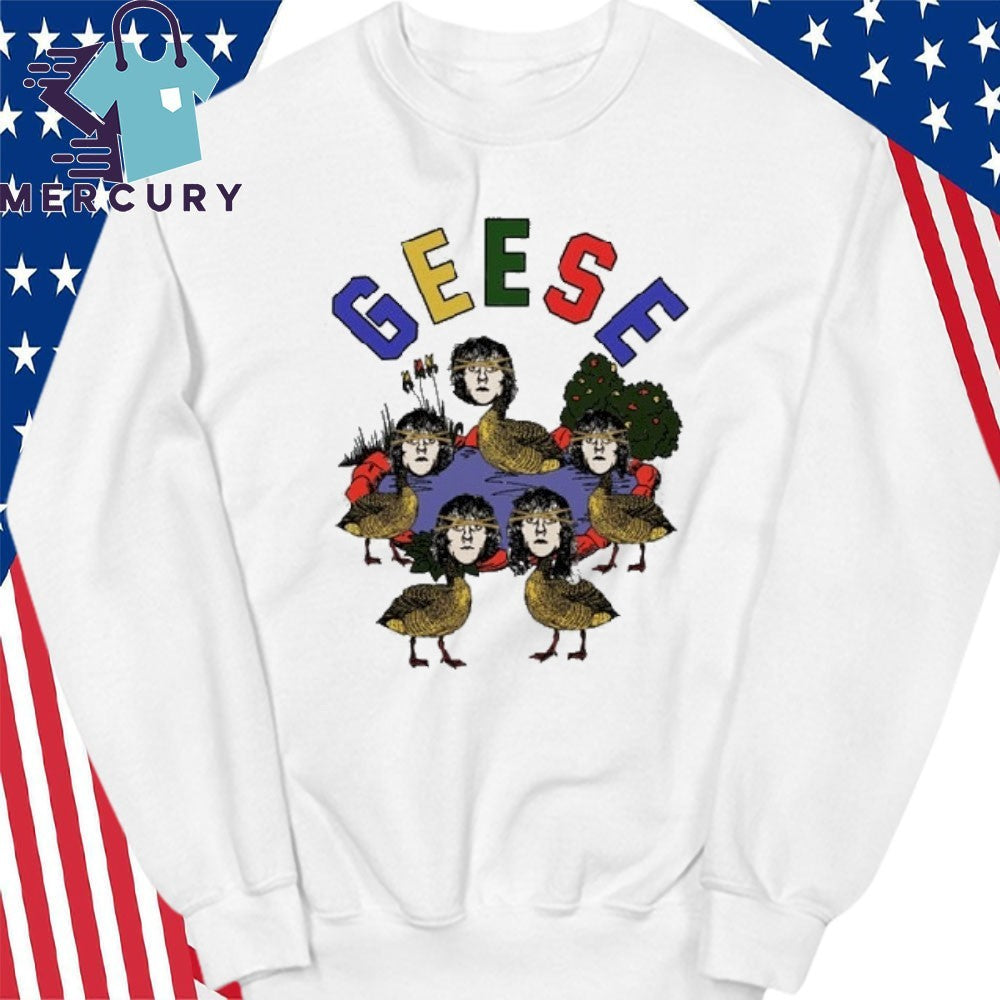 Geese Surreal Goose Illustration Shirt