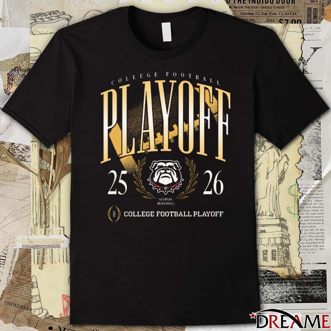 Georgia Bulldogs ’25-’26 College Football Playoff Homefield t-shirt