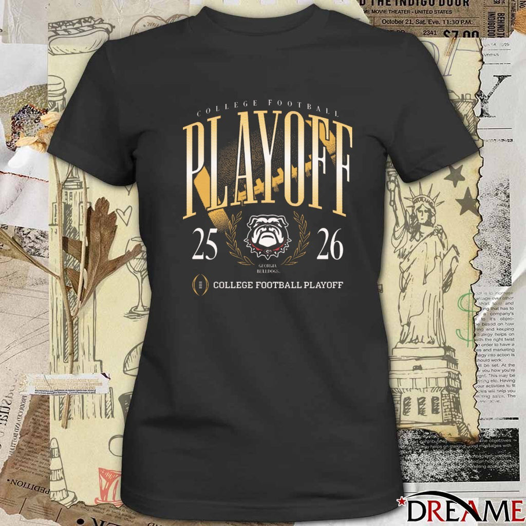 Georgia Bulldogs ’25-’26 College Football Playoff Homefield t-shirt