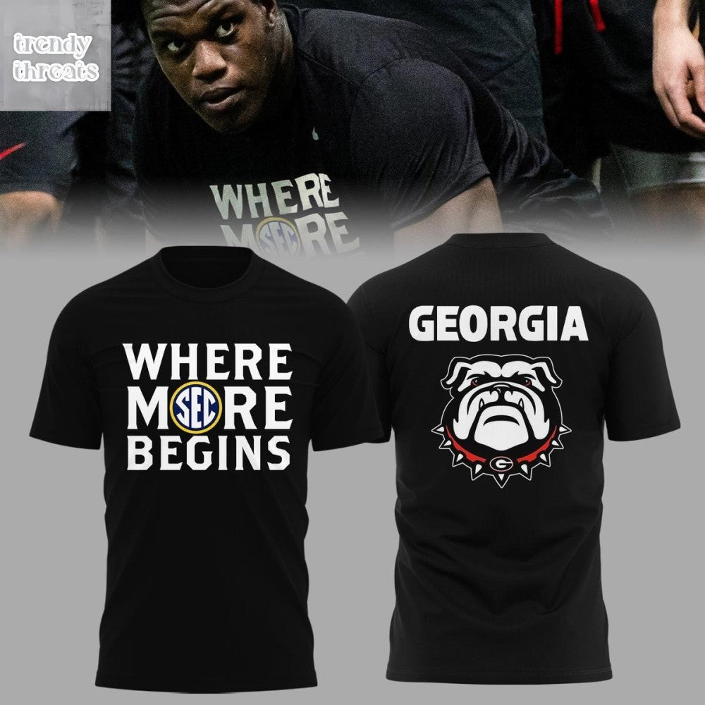 Georgia Bulldogs Where More Begins Shirt