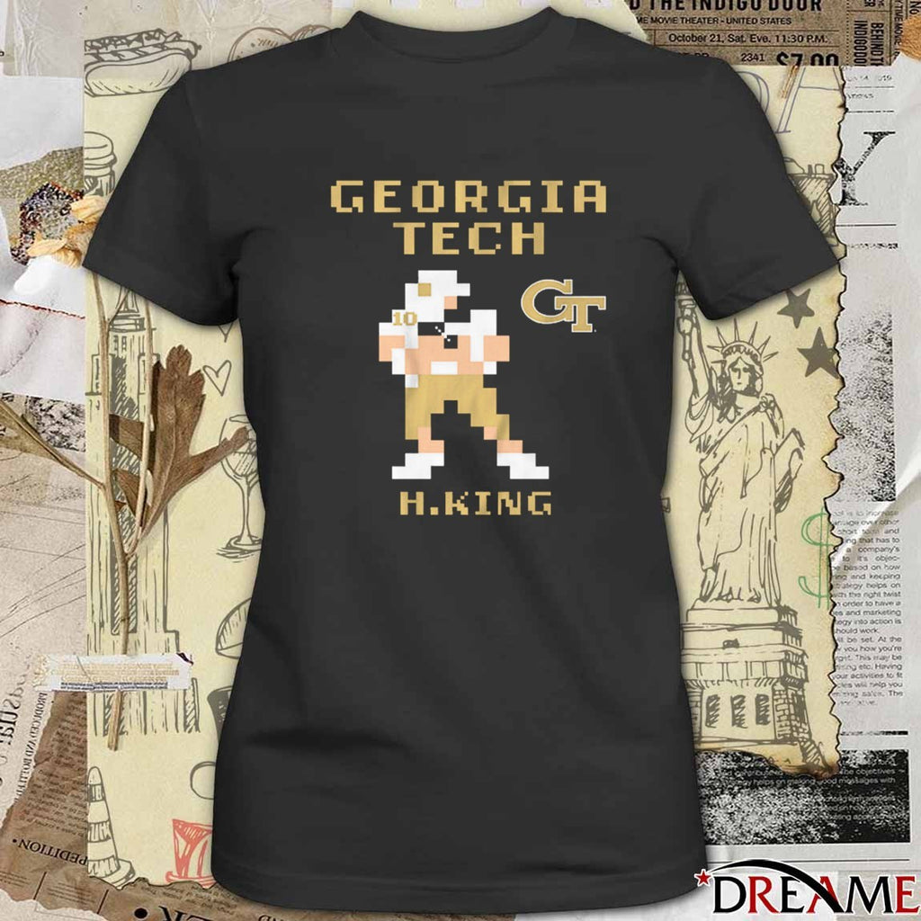 Georgia Tech Yellow Jackets Football NCAA Haynes King Retro Baller t-shirt
