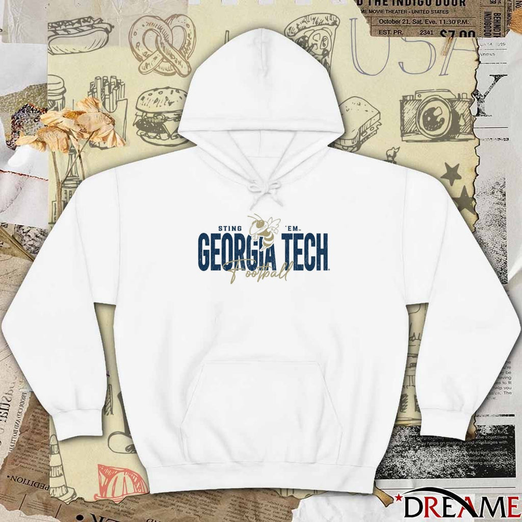 Georgia Tech Yellow Jackets Football Sting ‘Em Ringer t-shirt