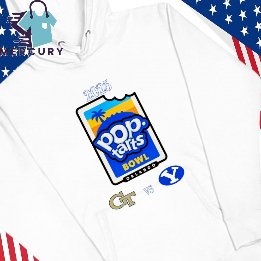 Georgia Tech Yellow Jackets Vs BYU Cougars 2025 Pop-Tarts Bowl Shirt
