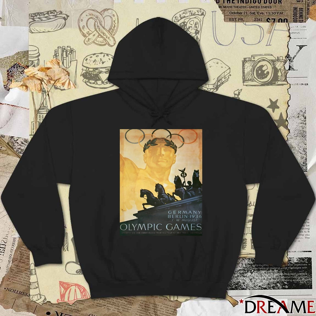 Germany Berlin 1936 Olympics Game Poster t-shirt