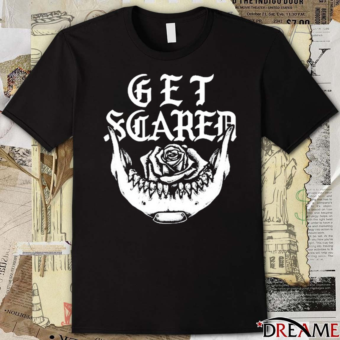 Get Scared Jawbone Graphic 2025 t-shirt