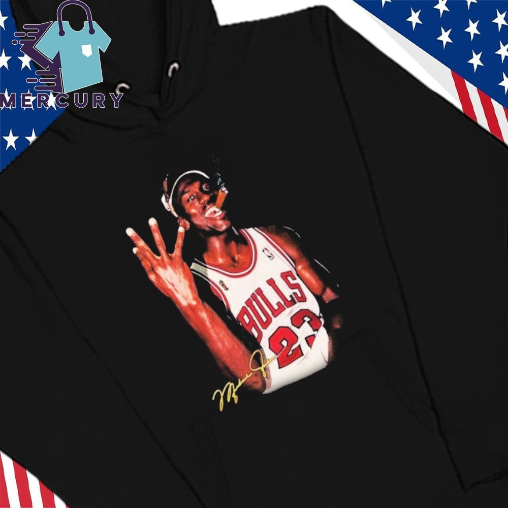 Giannis Rocking The Mj Championship Cigar Shirt