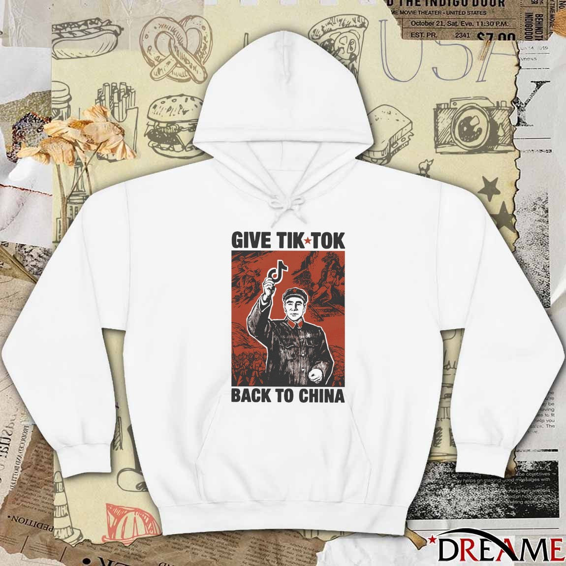 Give Tiktok Tech Back To China 2026 Design 1 t-shirt