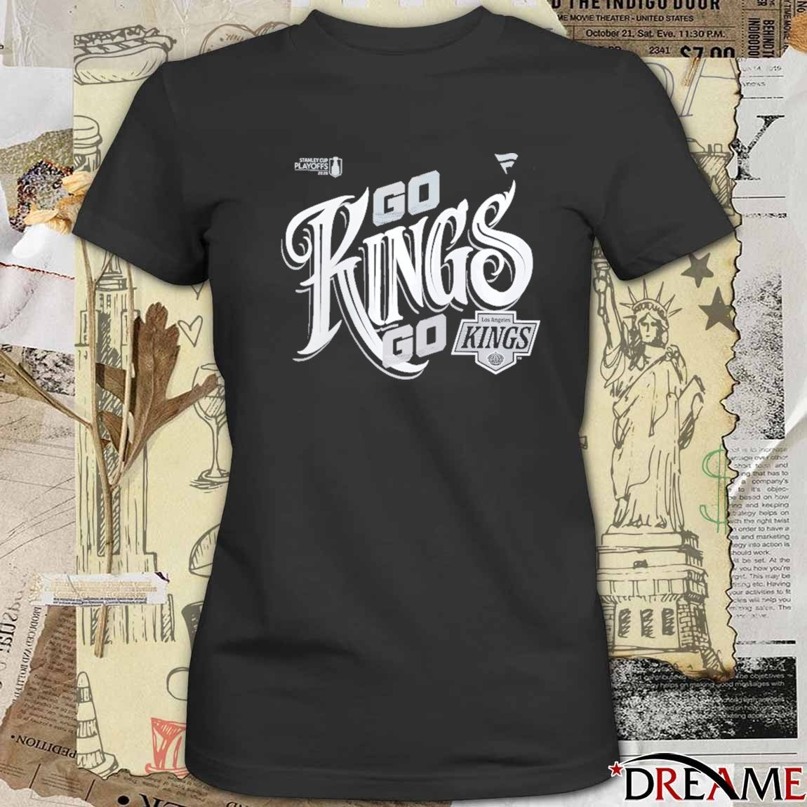 Go Kings Go Los Angeles Kings Black 2026 NHL Playoff Hometown Slogan Legacy t-shirt