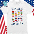 God Bless America Benito Bowl Flag Shirt