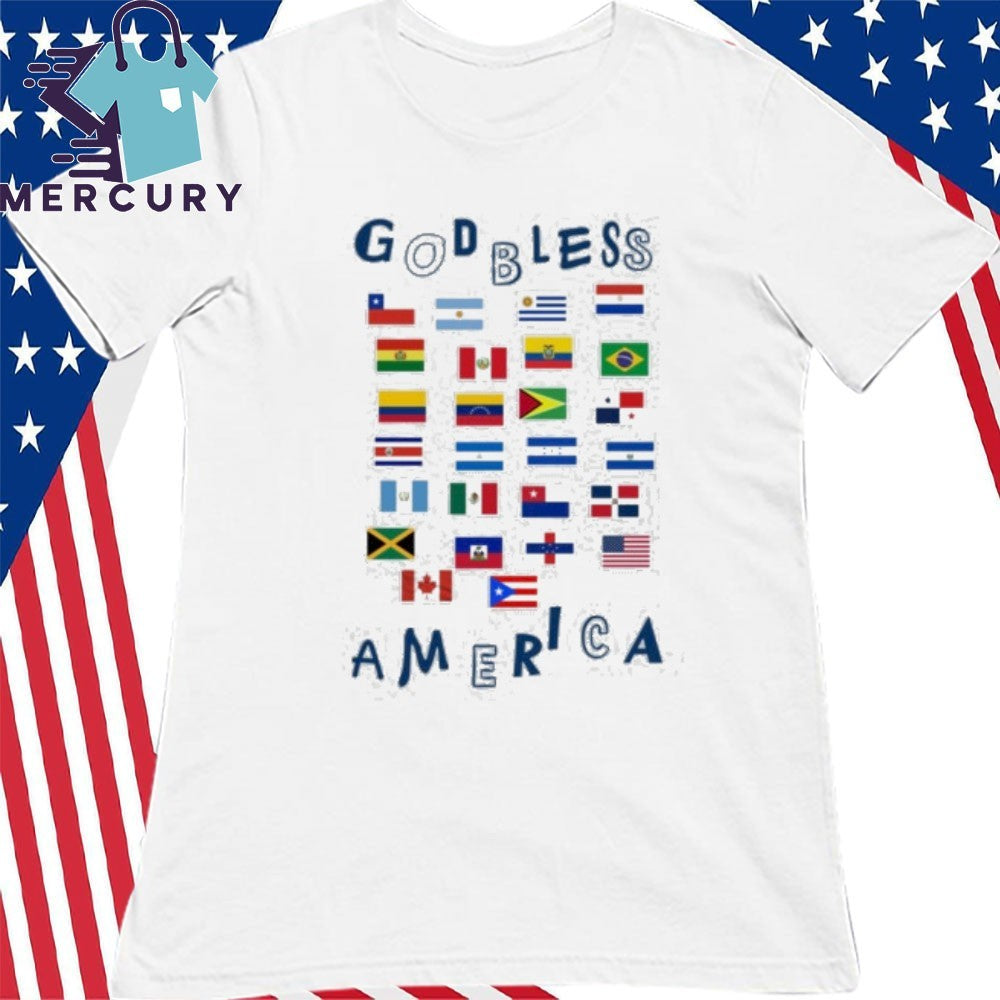 God Bless America Benito Bowl Flag Shirt
