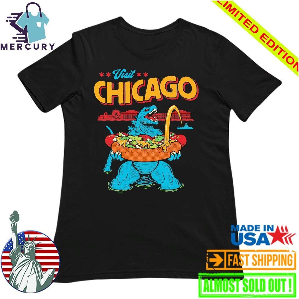 Godzilla Visits Chicago Shirt