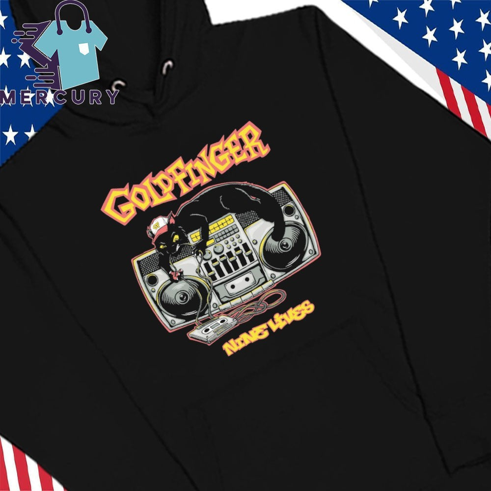 Goldfinger Cat DJ Shirt