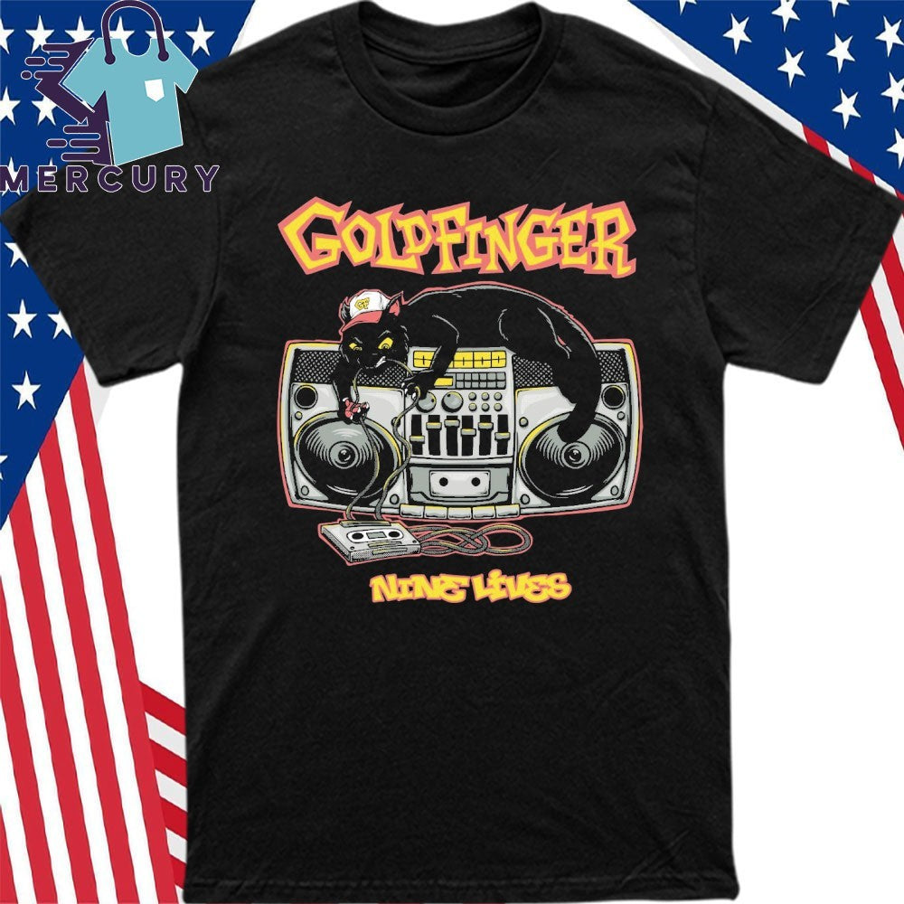 Goldfinger Cat DJ Shirt
